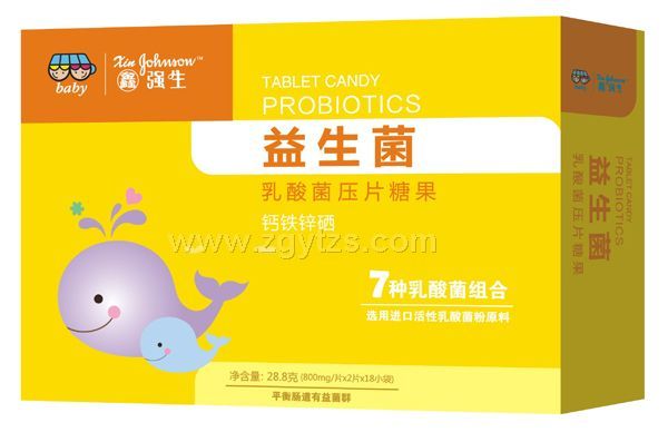 鑫強生 -益生菌壓片糖果鈣鐵鋅硒