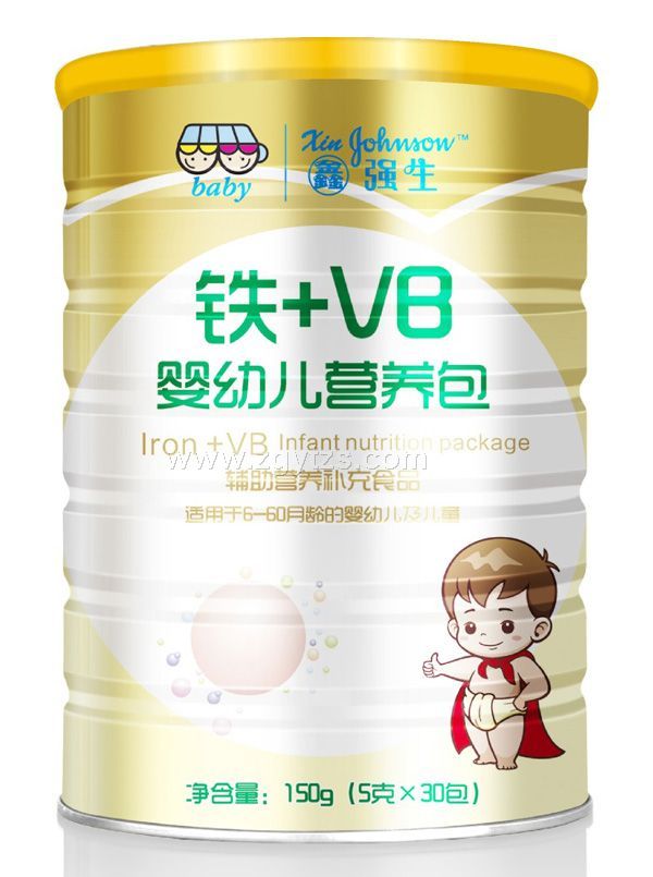 鑫強生-鐵+VB嬰幼兒營養包 罐裝