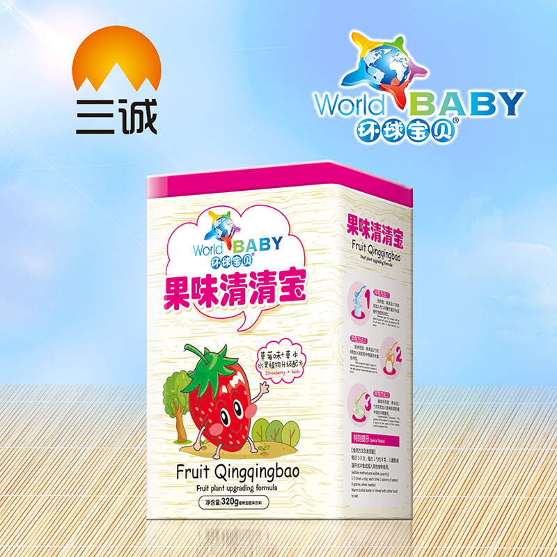 環球寶貝草莓味果味清清寶