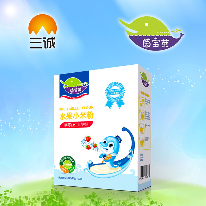 茵寶萊水果小米粉盒裝