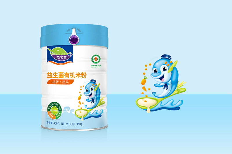 茵寶萊益生菌有機米粉胡蘿卜蔬菜