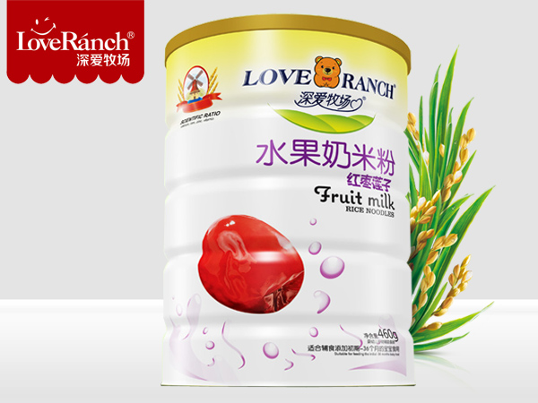 紅棗蓮子—水果奶米粉