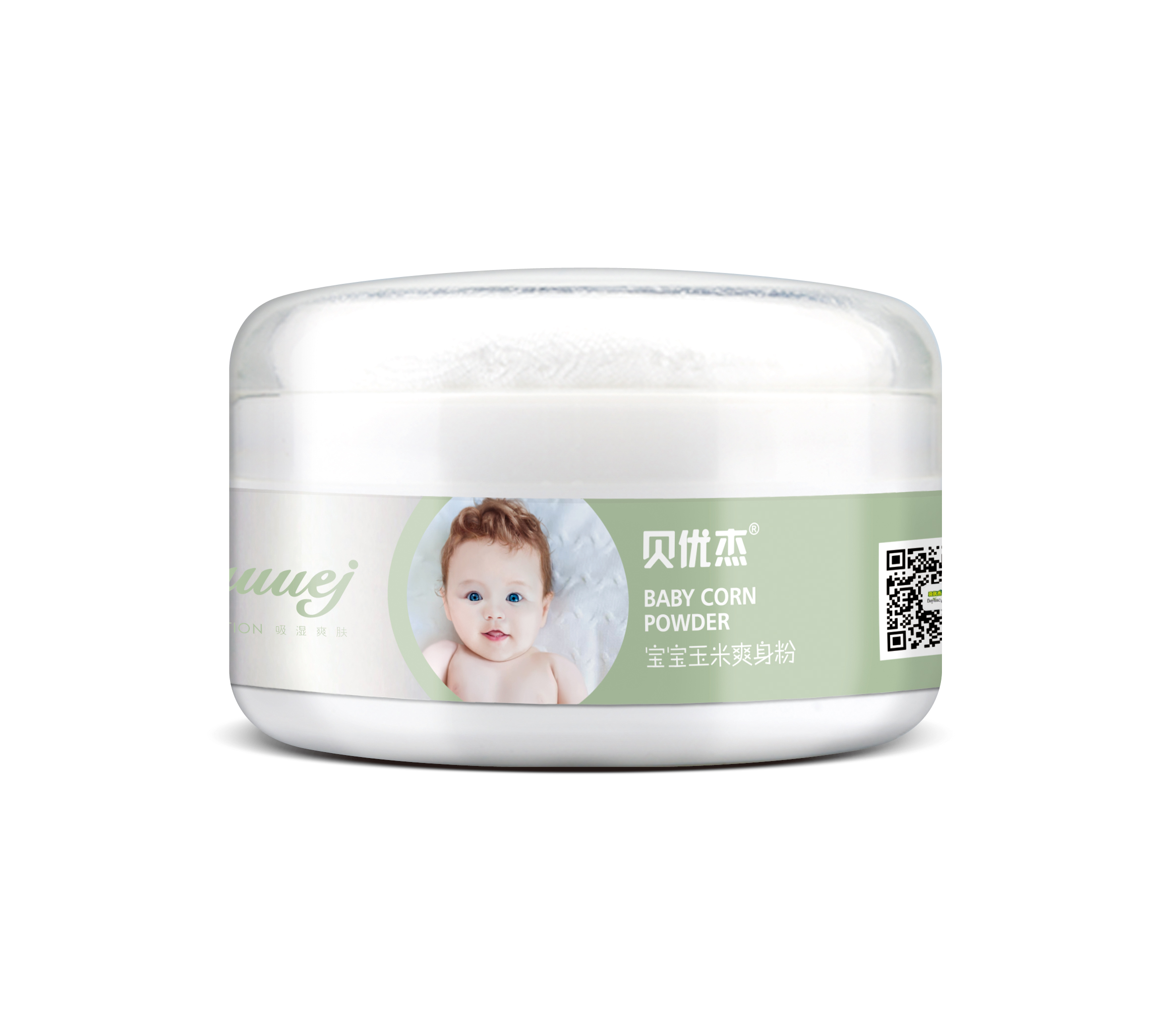 寶寶玉米爽身粉120g