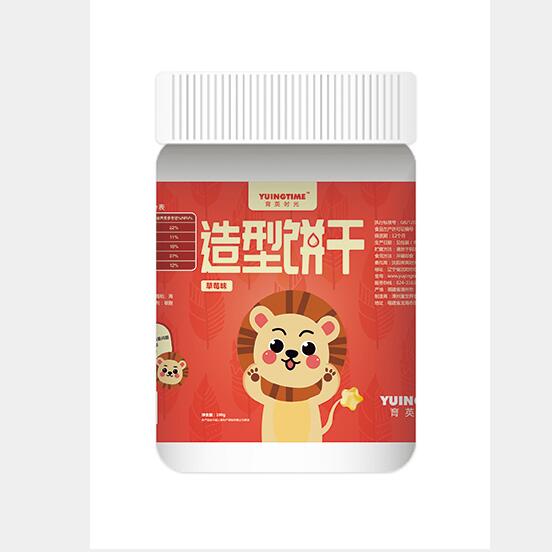 育嬰時光造型餅干草莓味