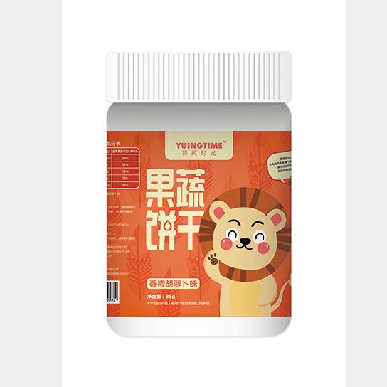 育嬰時光果蔬餅干香橙胡蘿卜味