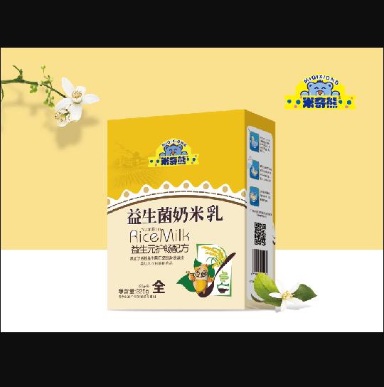 米奇熊益生元護暢配方益生菌奶米乳