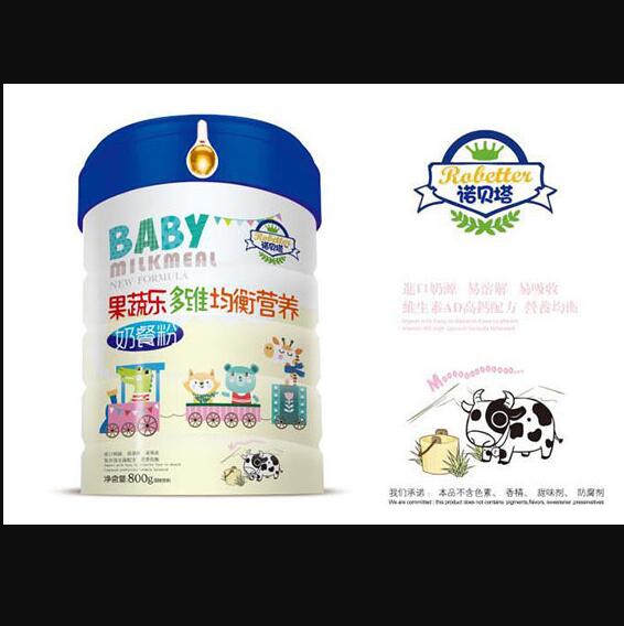 諾貝塔果蔬樂多維均衡營養奶餐粉