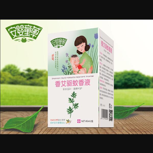 安嬰童草香艾驅蚊香液