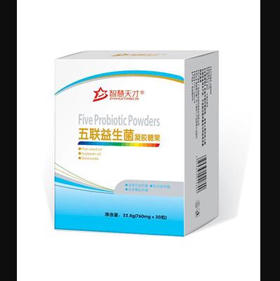 智慧天才五聯益生菌凝膠糖果