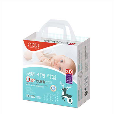 愛佰蓓3D0添加沙漏型紙尿褲-S