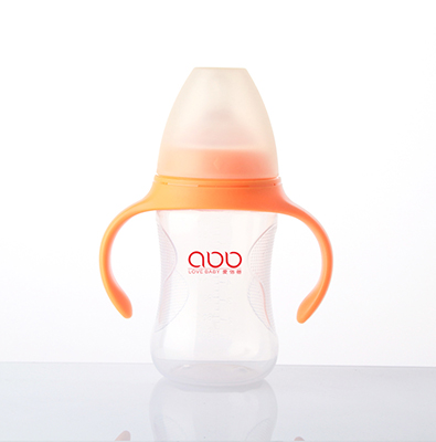 愛佰蓓奶瓶PP210橙色