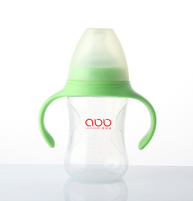 愛佰蓓奶瓶PP210綠色