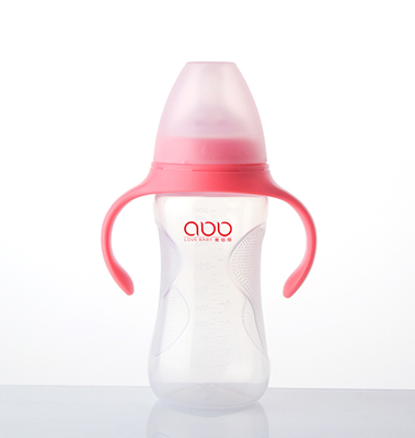 愛佰蓓奶瓶PP300紅色