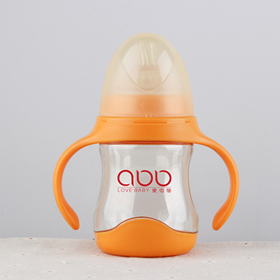 愛佰蓓奶瓶PPSU180橙色