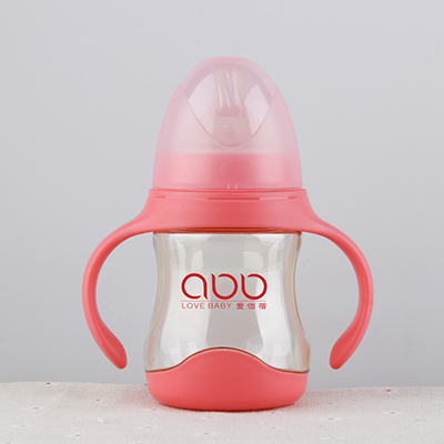 愛佰蓓奶瓶PPSU180紅色