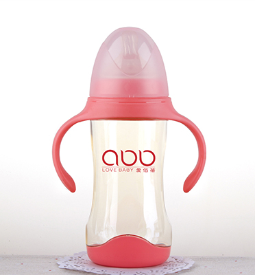 愛佰蓓奶瓶PPSU300紅色