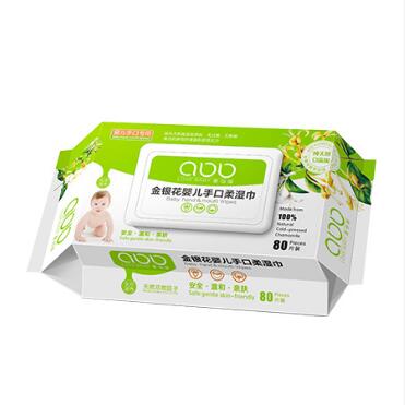 愛佰蓓金銀花嬰兒手口柔濕巾