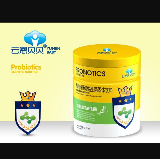 云恩貝貝酵母葡聚糖益生菌固體飲料