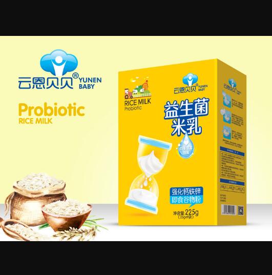 云恩貝貝強化鈣鐵鋅益生菌米乳