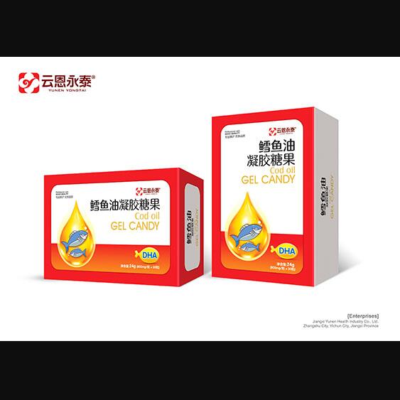 云恩永泰鱈魚油凝膠糖果