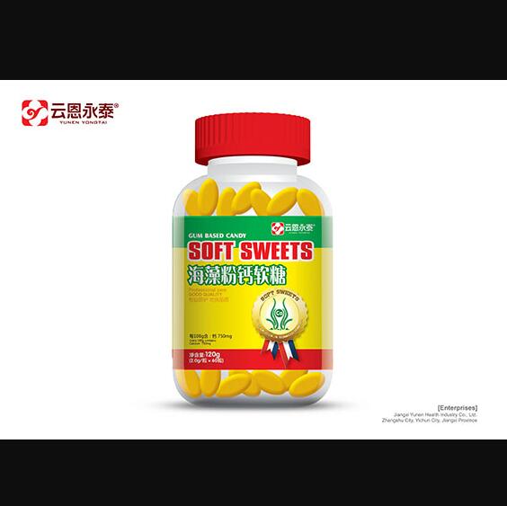 云恩永泰海藻粉鈣軟糖