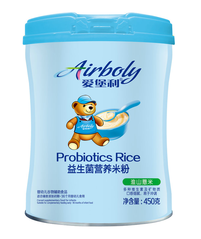 愛堡利淮山薏米益生菌奶營養米粉