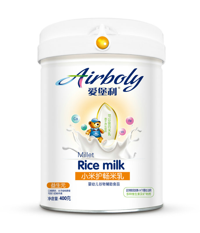 愛堡利益生元小米護暢米乳