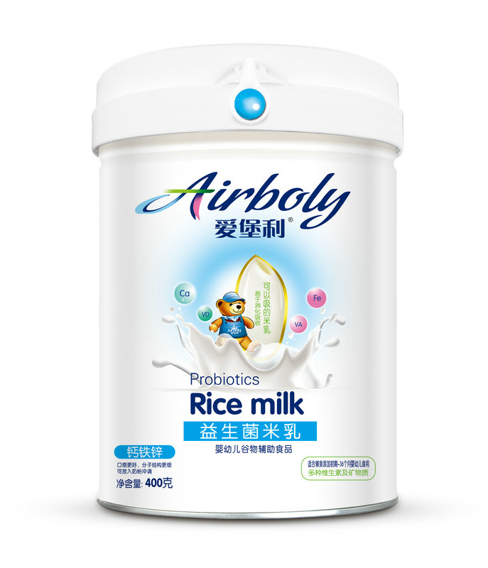 愛堡利鈣鐵鋅益生菌米乳