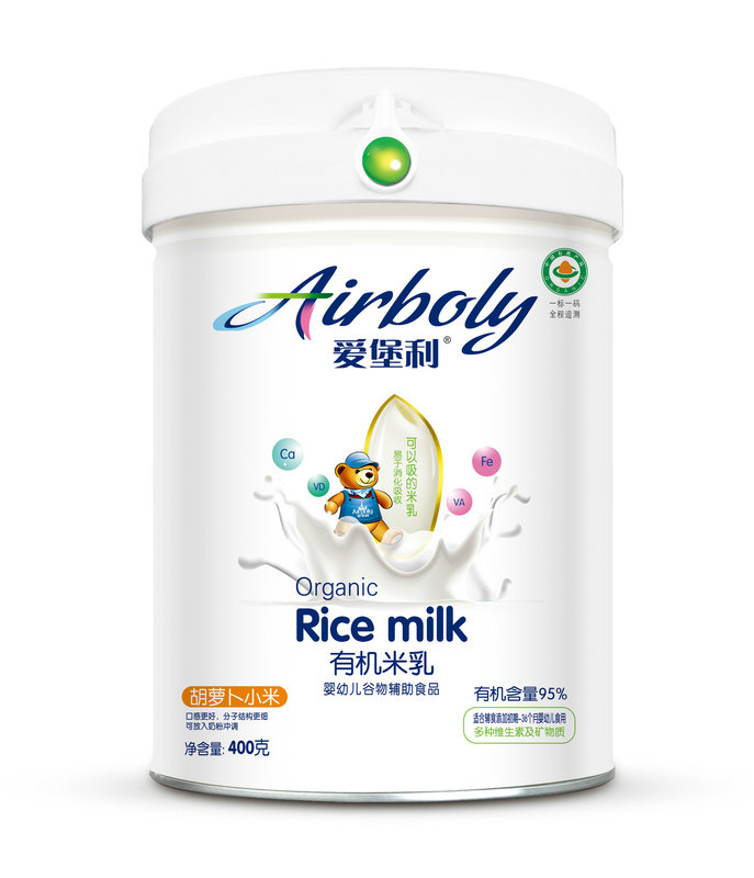 愛堡利胡蘿卜小米有機米乳