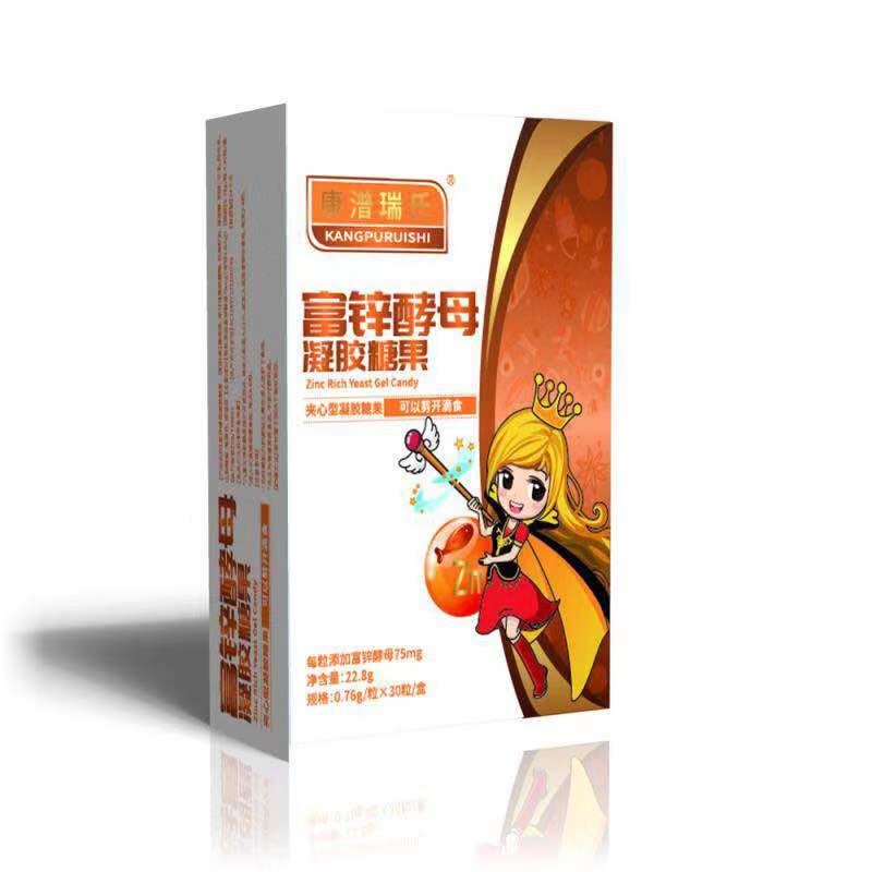 富鋅酵母凝膠糖果