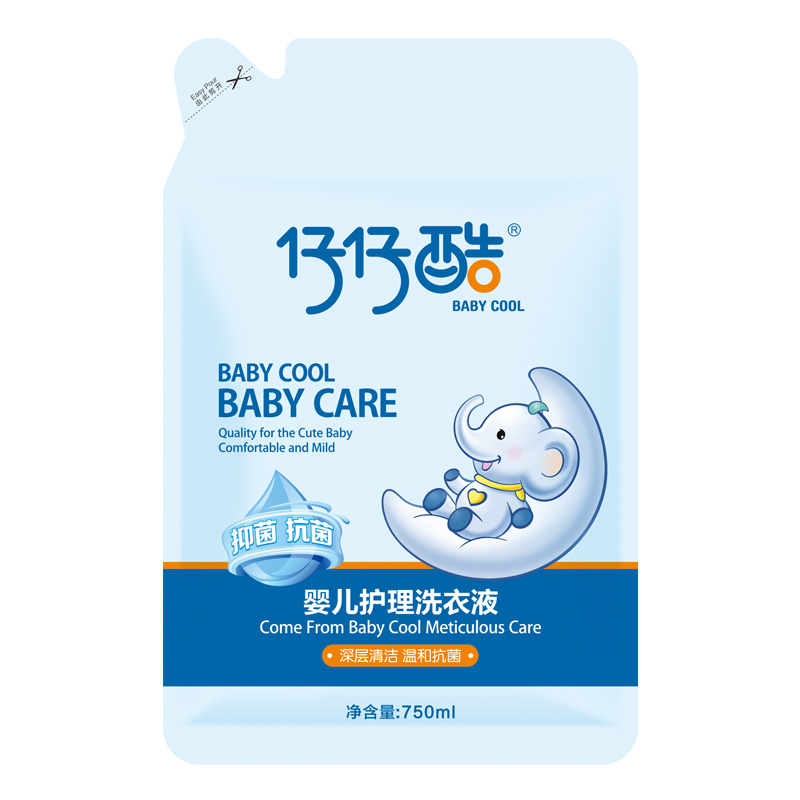 仔仔酷嬰兒護理洗衣液750ml