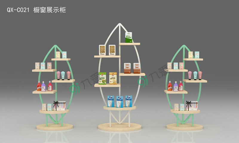 九愛道具清新風系列QX-C021 櫥窗展示柜