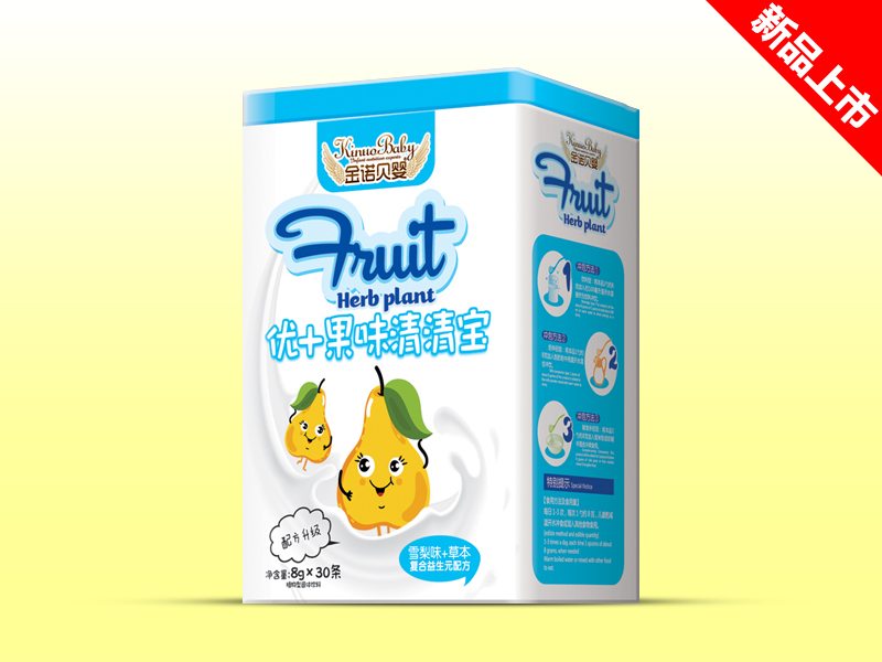 金諾貝嬰優果味清清寶雪梨味