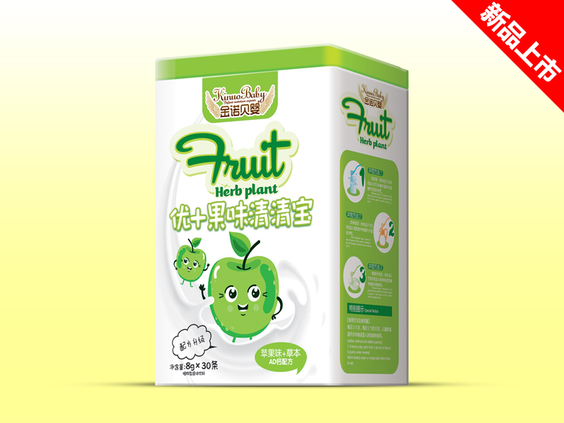 金諾貝嬰優果味清清寶蘋果味
