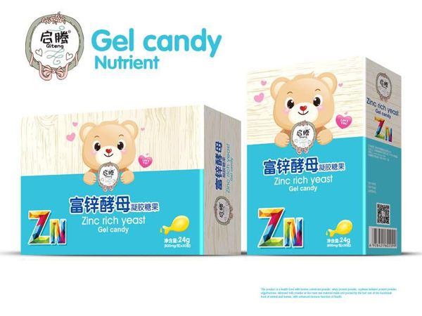 啟騰富鋅酵母凝膠糖果