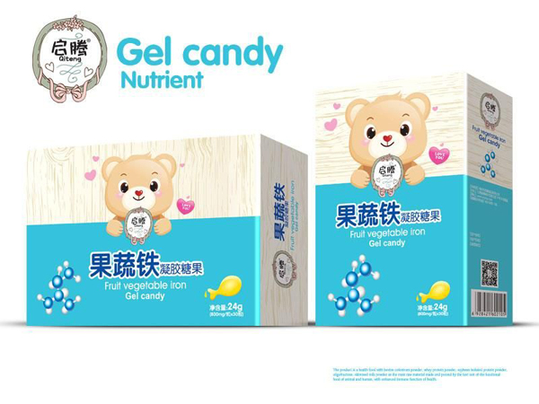 啟騰果蔬鐵凝膠糖果