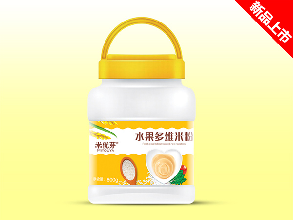 透明桶水果多維米粉