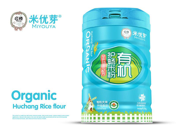 啟騰有機護暢米粉DHA益生元配方聽裝