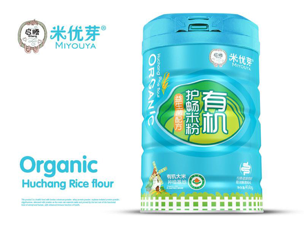 啟騰有機護暢米粉益生菌配方聽裝