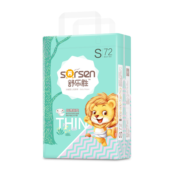 舒樂勝環腰嬰兒紙尿褲大包S72