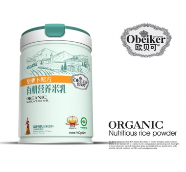 歐貝可有機營養米乳胡蘿卜配方(聽裝)