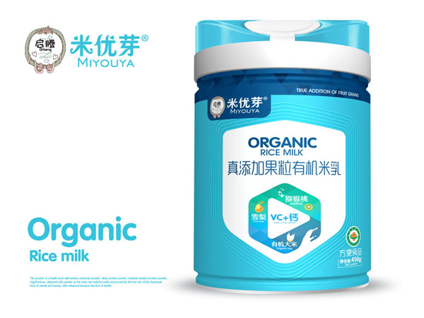 啟騰真添加果粒有機米乳VC鈣聽裝