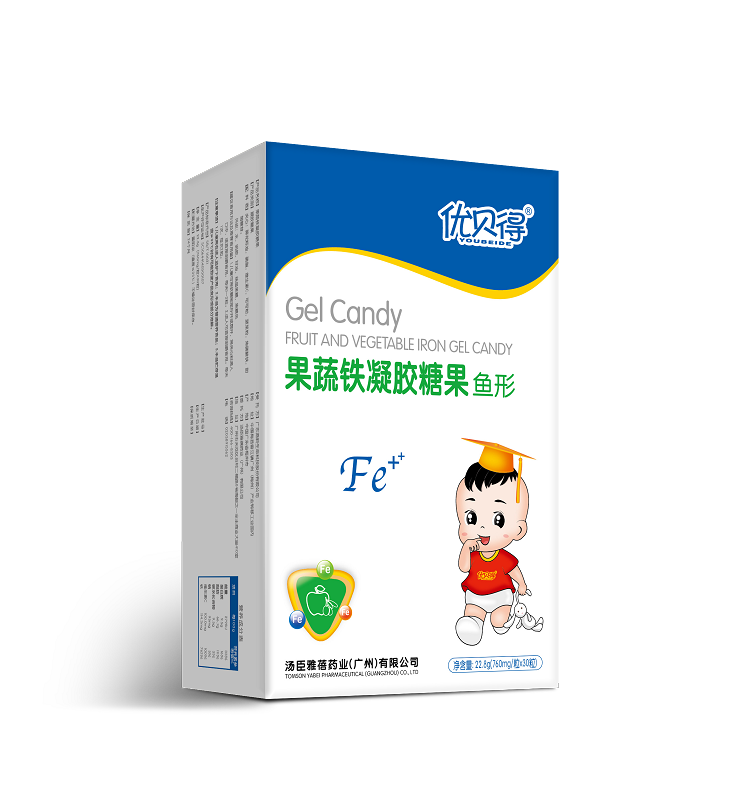 優貝得果蔬鐵凝膠糖果