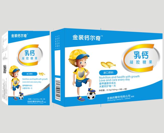 金裝鈣爾奇乳鈣凝膠糖果