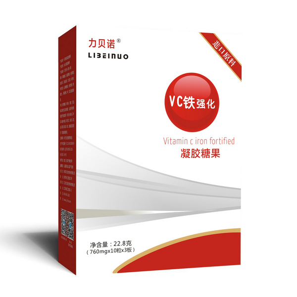 力貝諾VC鐵強化凝膠糖果