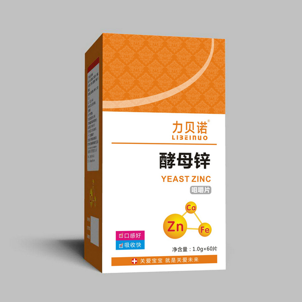 力貝諾酵母鋅咀嚼片