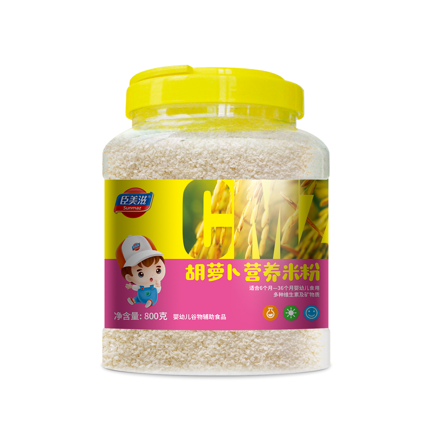 臣美滋800克胡蘿卜營養米粉