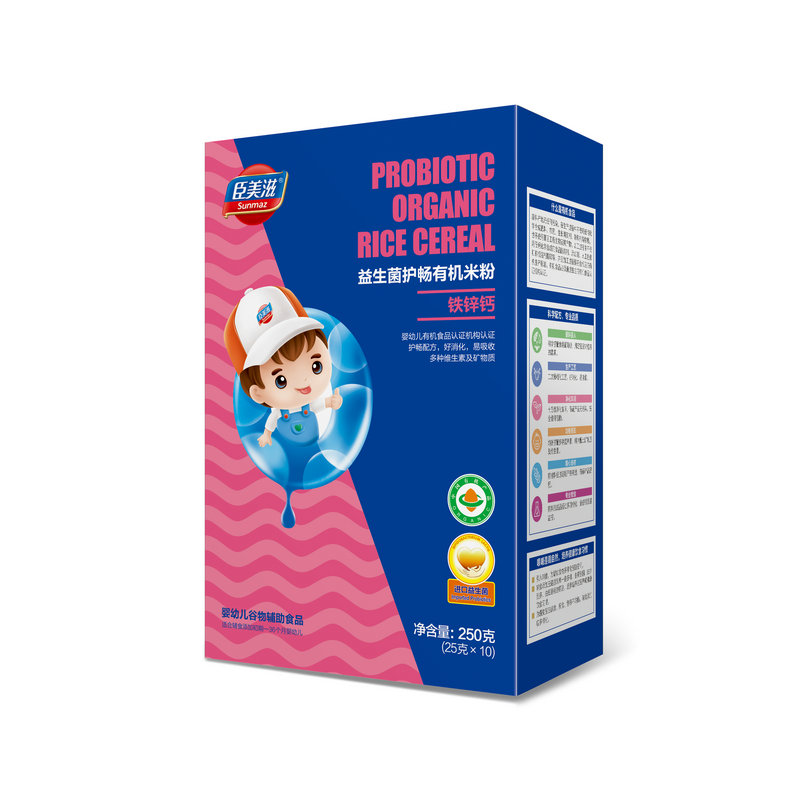 臣美滋(盒裝)益生菌護暢有機米粉鐵鋅鈣