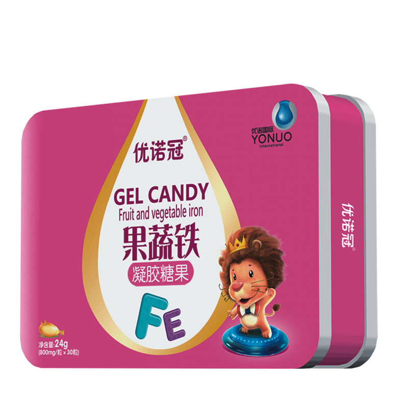 優諾冠果蔬鐵凝膠糖果