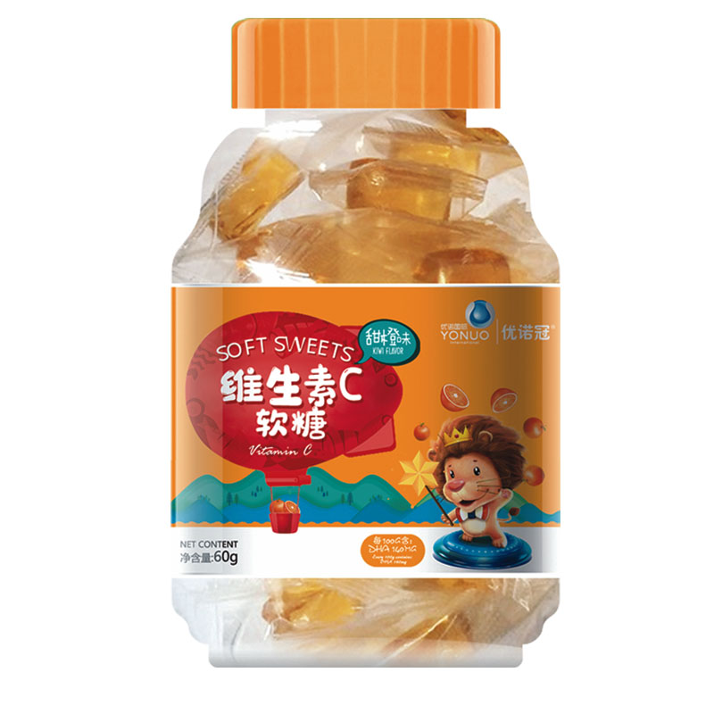 優諾冠橙味維生素C軟糖